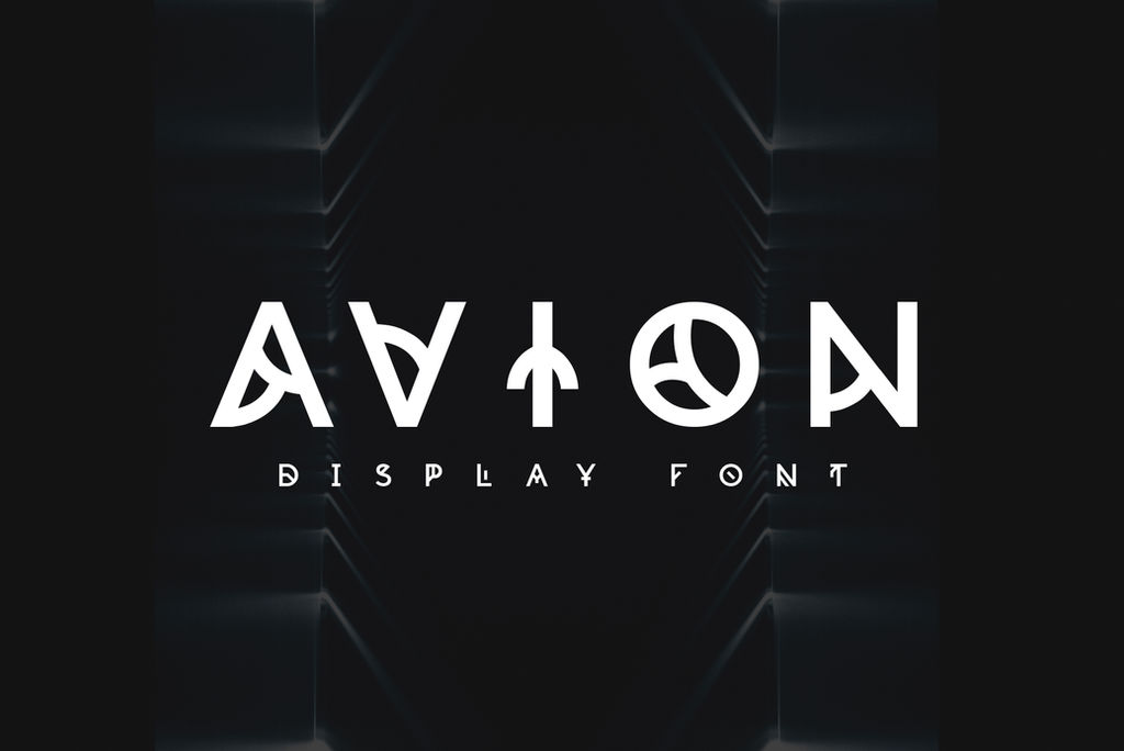 Avion Font by shoelesspeacock