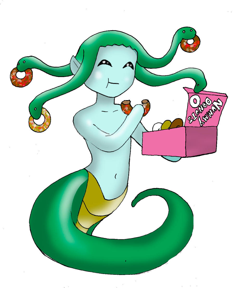 Modest Medusa and Donuts