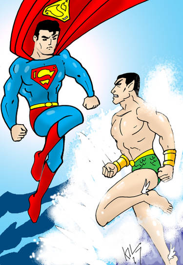 Superman vs Sub-Mariner