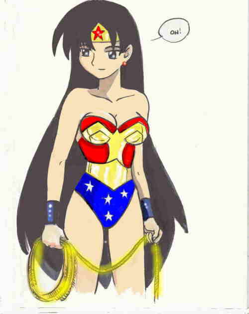 Sakaki as Wonder Woman