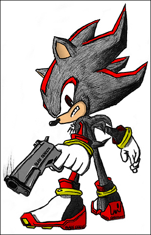 Shadow the Hedgehog Drawing