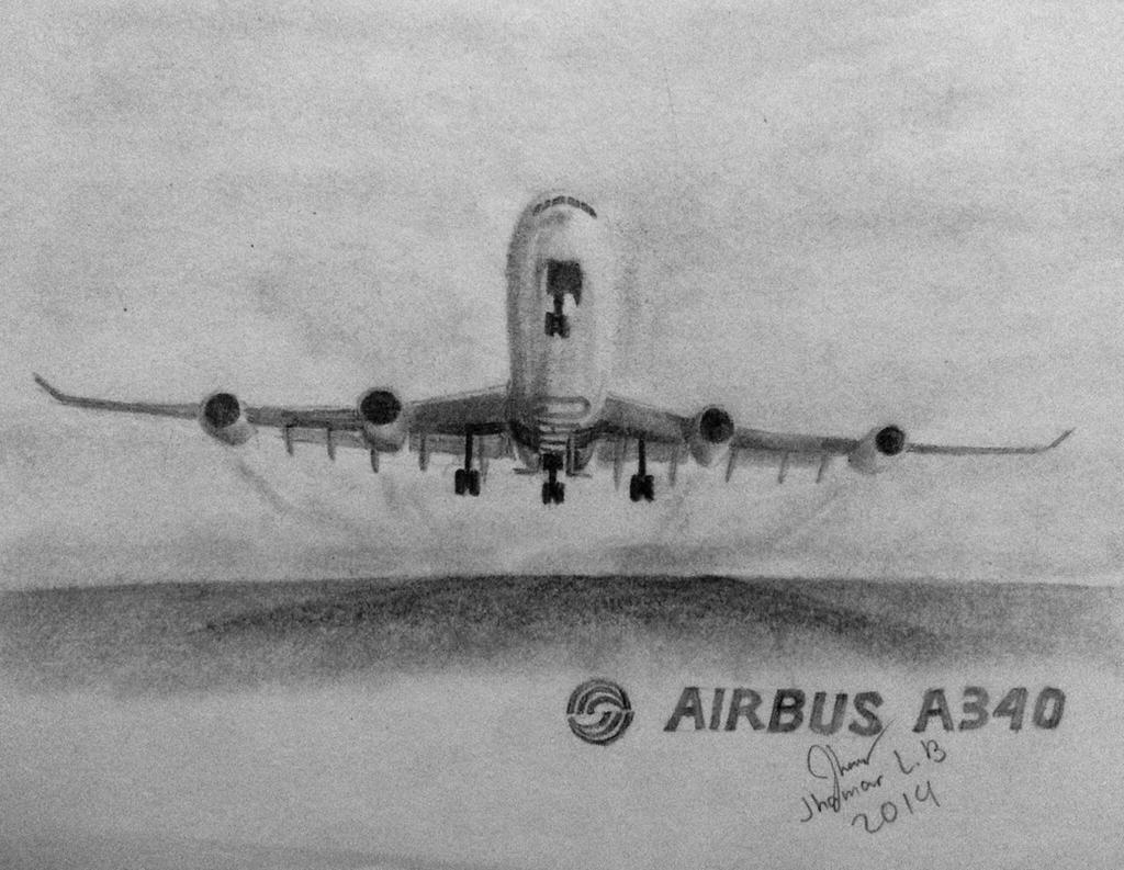 Airbus A340 Take-off