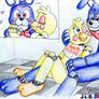 Bonnie x Toy Chica: Cuddles and Kisses