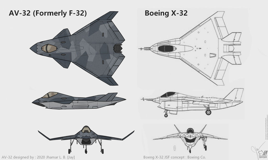 AV-32 vs X-32 by SammfeatBlueheart on DeviantArt