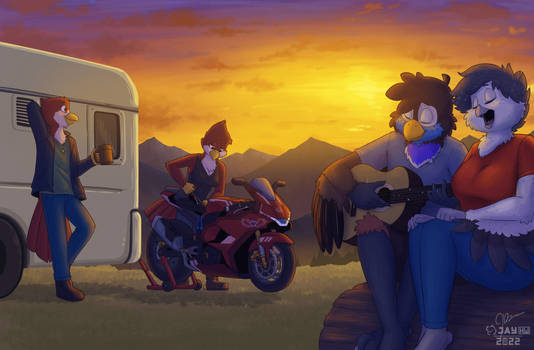 Commission - Sunset Stopover