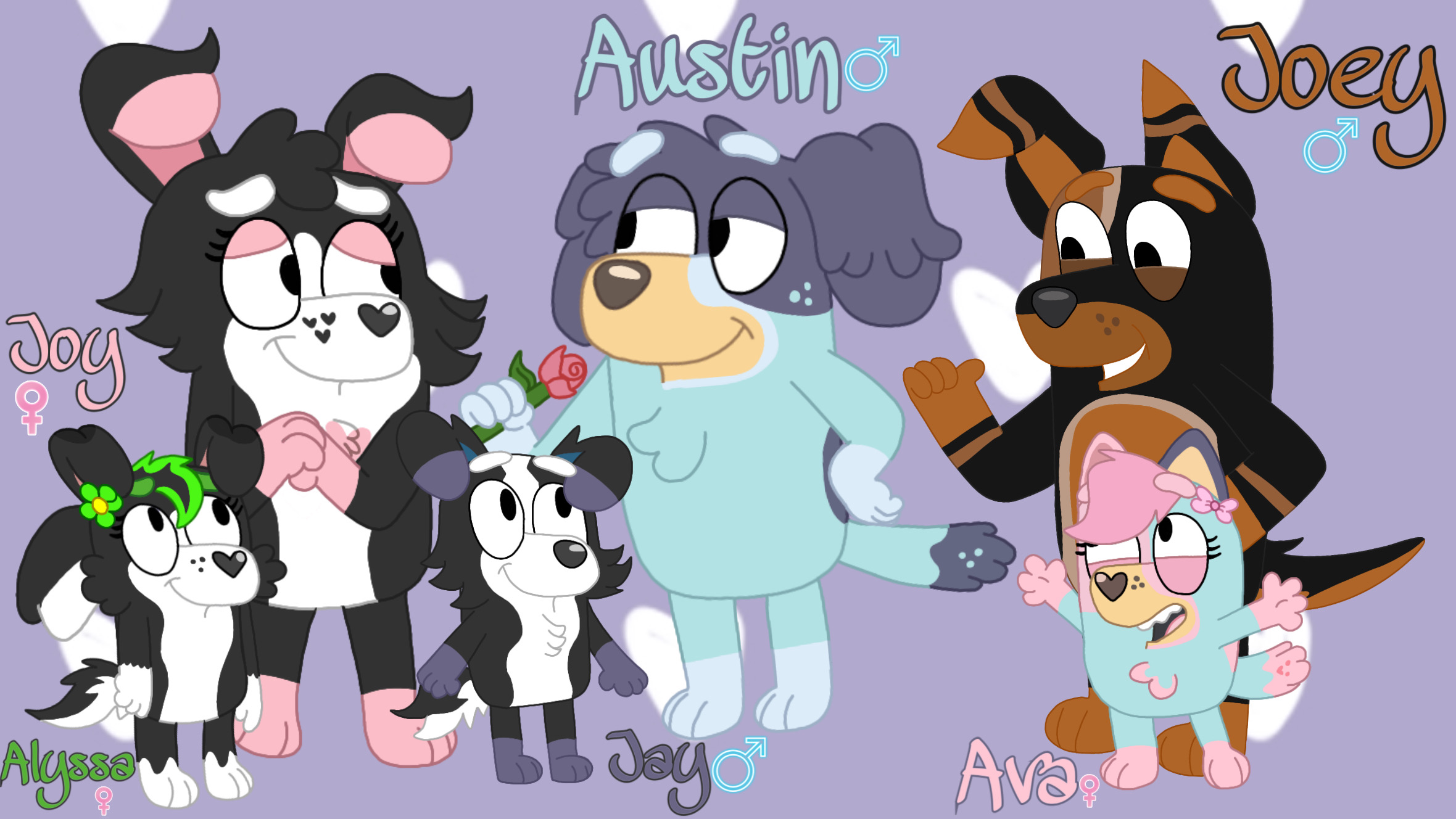 Bluey - The Heeler Family in Gacha Club! by FOZTALK-Fan-Chan on DeviantArt