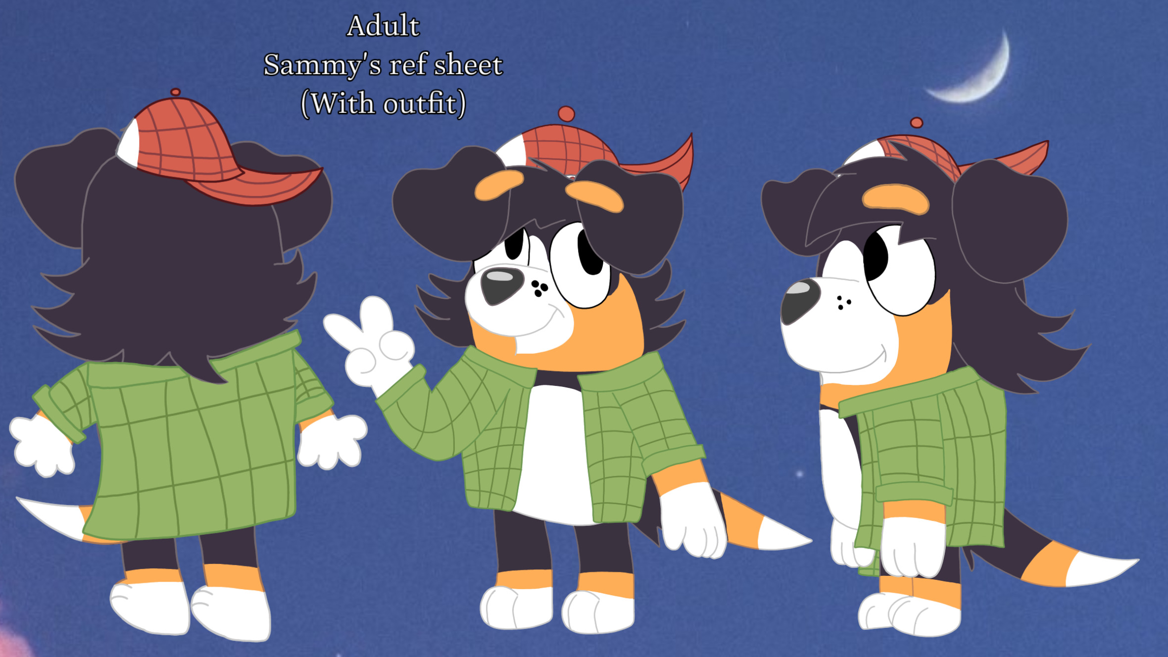Bluey OC Adult Sammy Ref With Outfit by AlyssasOtherArtwork on Bluey OC Adult Sammy Ref With Outfit by AlyssasOtherArtwork on
