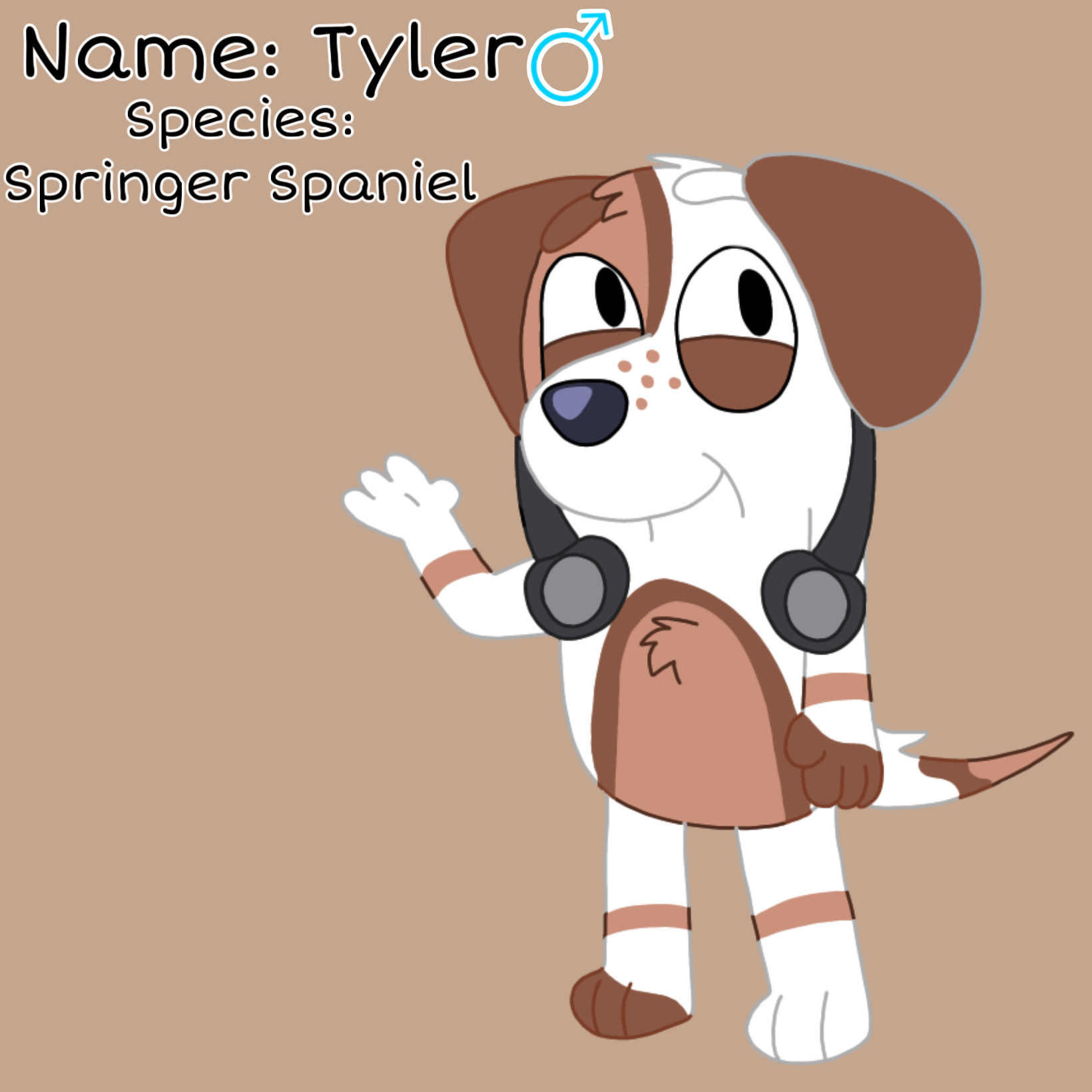 Tyler Springer Bluey OC - Single Ref - Tyler The Springer Spaniel by ...