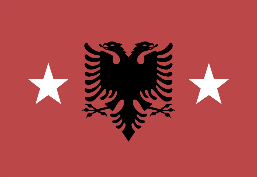 Albania state - new flag