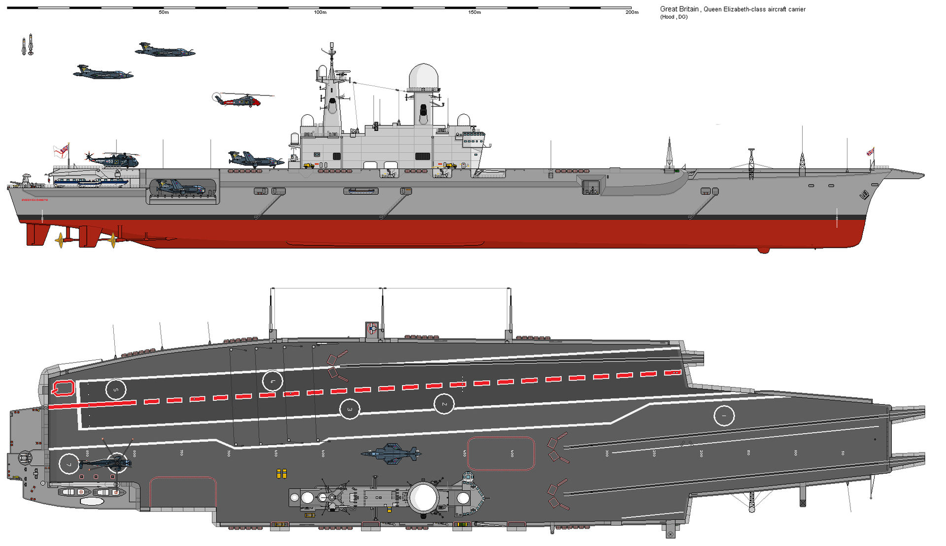 Queen Elizabeth Class Carrier - Rule Britannia AU by dg7433 on DeviantArt