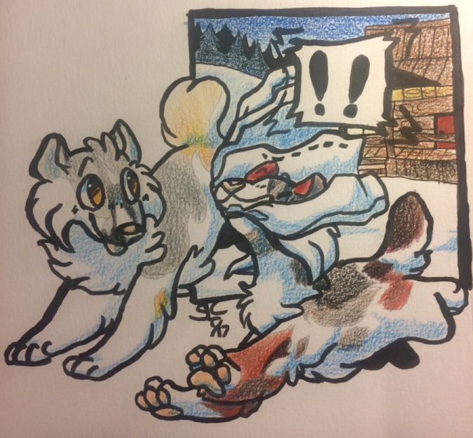 Hey, get back here!! by Eaglidots