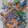 The Bhutanese Dragon/Druk (sketch)