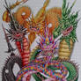 The 4 Thai Dragons/Nagas (sketch)