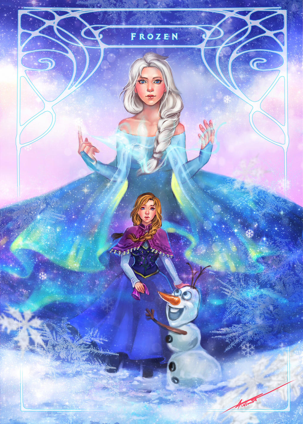 Fan ART Frozen by Puichii on DeviantArt