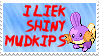 Shiny Mudkips stamp