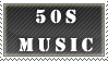 Music from the 50's Stamp by SailorSolar