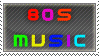 Music from the 80's Stamp