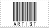 Artist Barcode Stamp