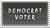 Democrat Voter Stamp