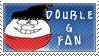 Double G Fan Stamp