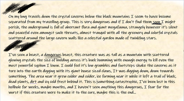 Explorers note by KingKillianNight on DeviantArt