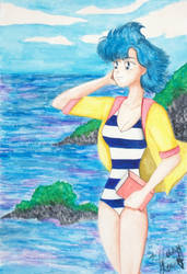 Ami-chan at the Beach