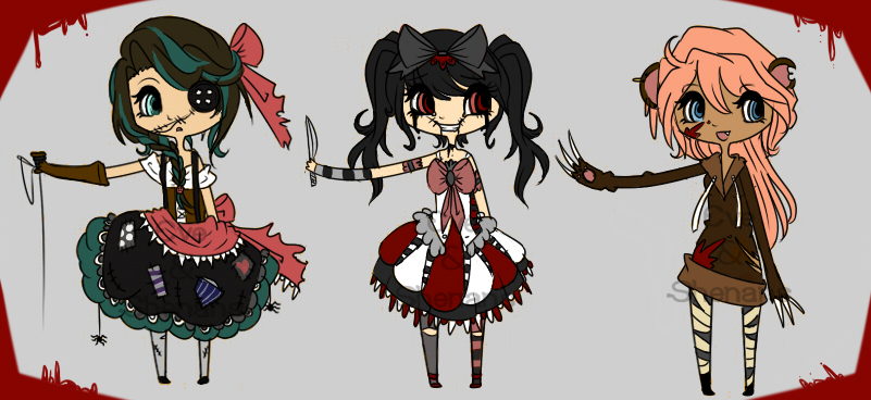 [AUCTION] Creepy Adopts Collab ~ [CLOSED]