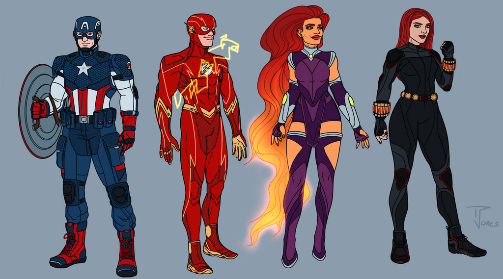 Marvel and Dc redesigns 5 by TJJones96 on DeviantArt