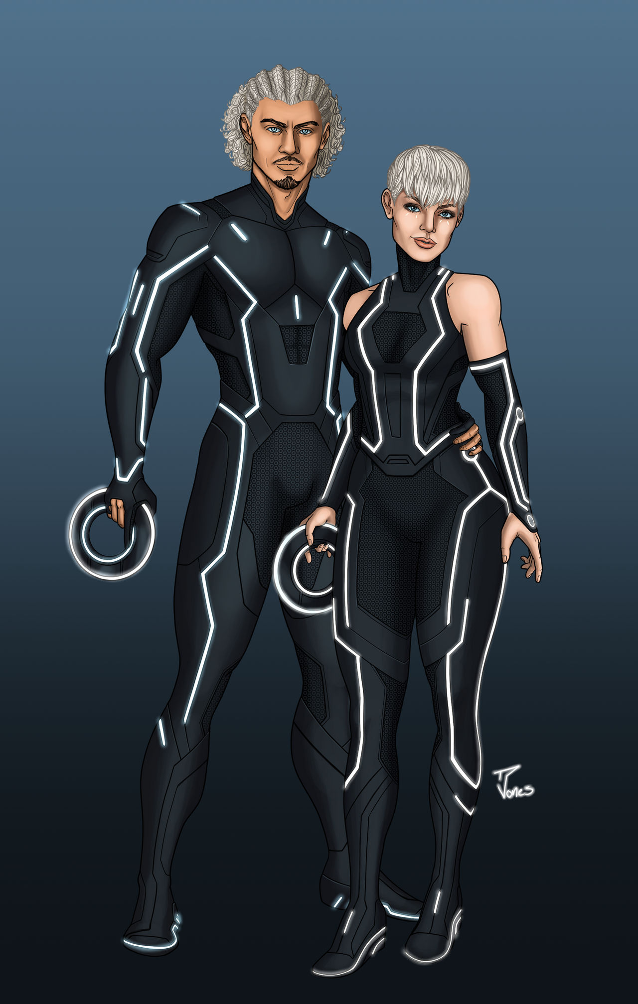 Mlp Tron Deviantart TRON Acceleration Racing couple by TJJones96 on DeviantArt