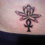 Egyptian Lotus Flower and Ankh