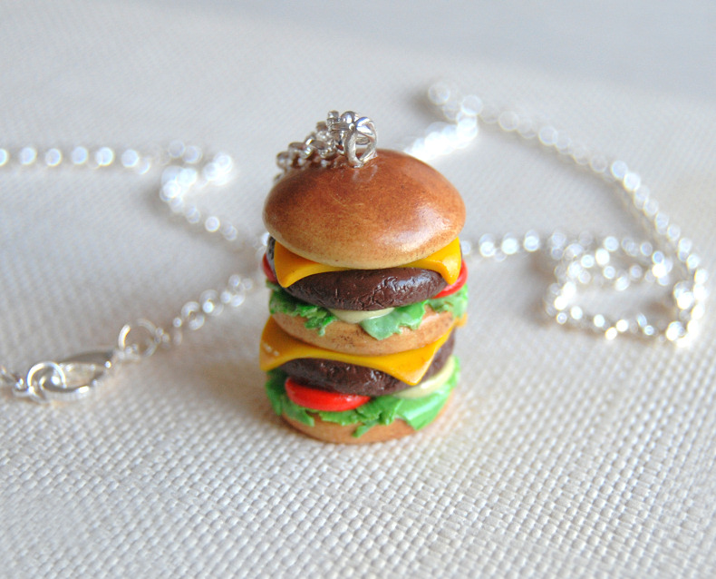 Hamburger necklace