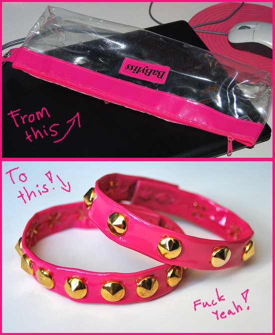 Pink Stud Bracelet