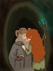 An Awkward Kiss in the Forest - LOTR