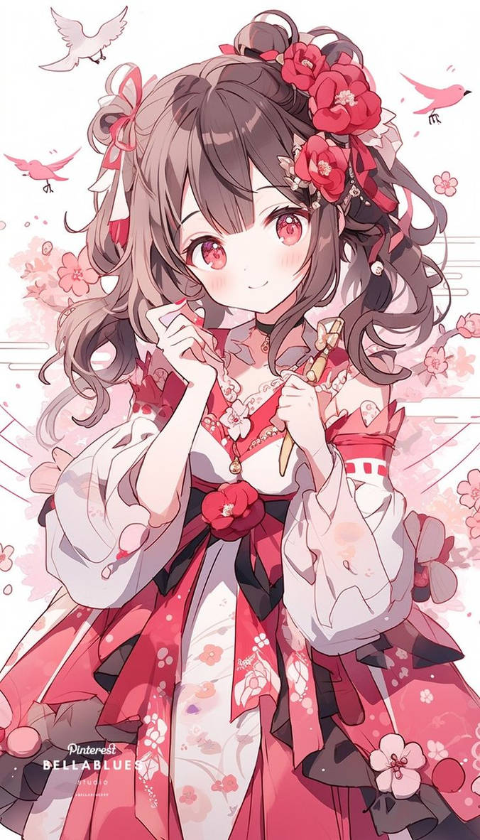 Cute Red Anime Girl by Maru-Chan111 on DeviantArt