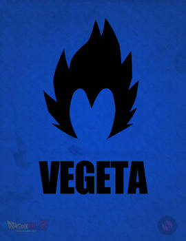 Vegeta Minimalist Poster