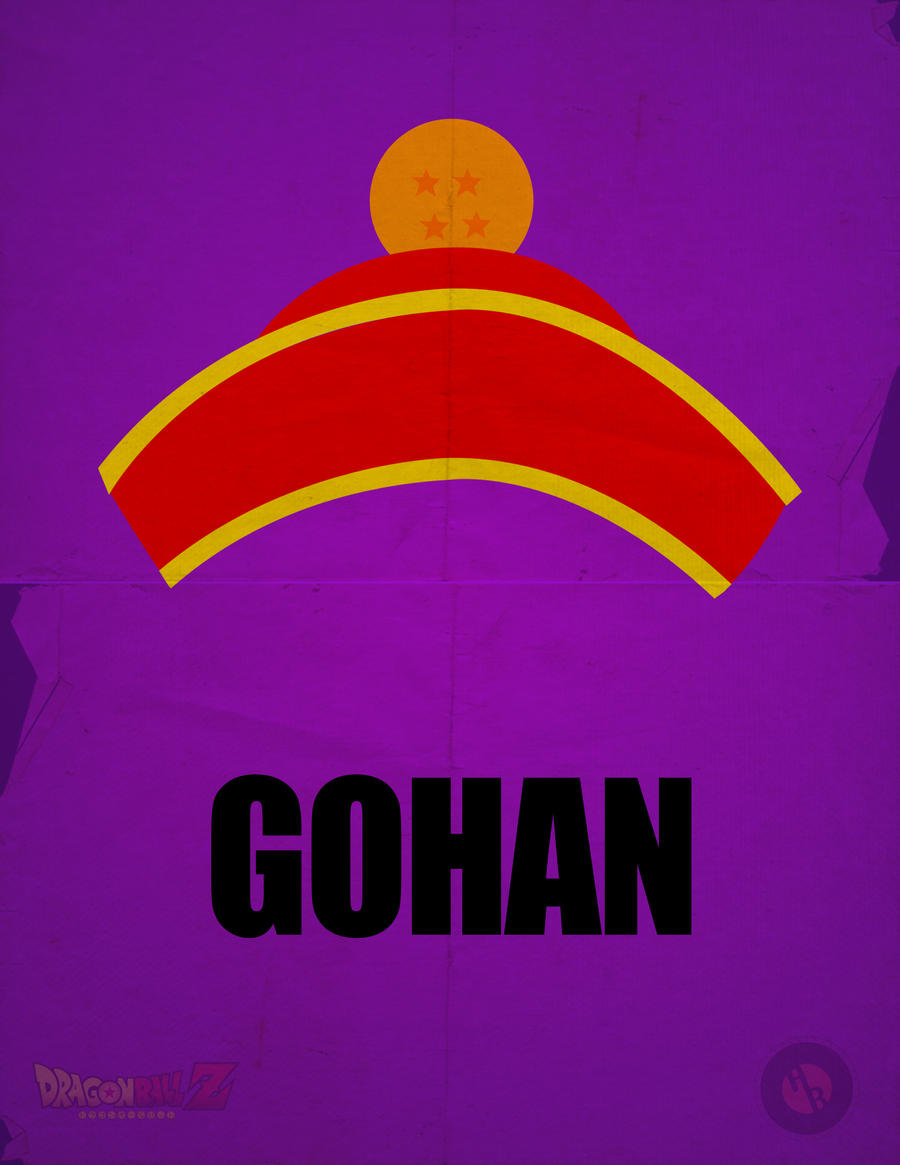 Gohan Minimalist Poster