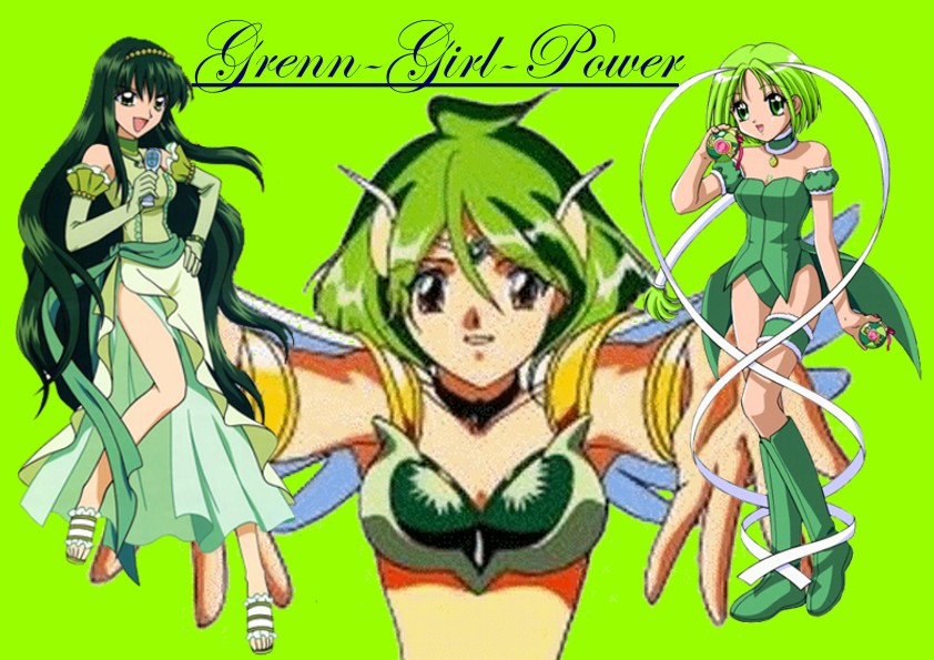 Green-anime-girl-power