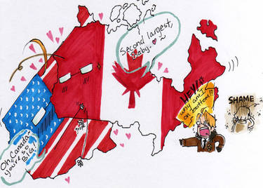 Hetalia. Canada x America.