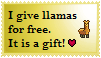 Stamp-Your Llama Is A Gift by Jazzy-C-Oaks