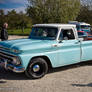 light-blue chevy truck