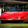 red corvette c4