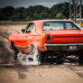 1969 Plymouth Road Runner Burnout