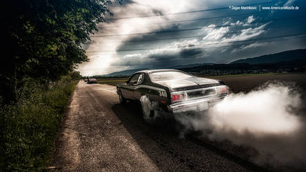 Duster Burnout by AmericanMuscle