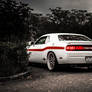 White Dodge Challenger