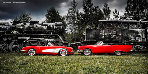 Corvette + Thunderbird