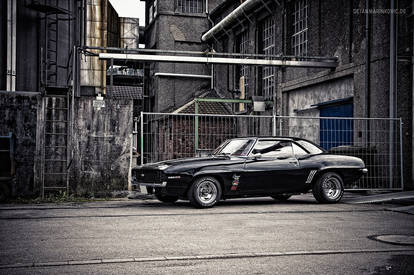 Black 1969 Camaro SS