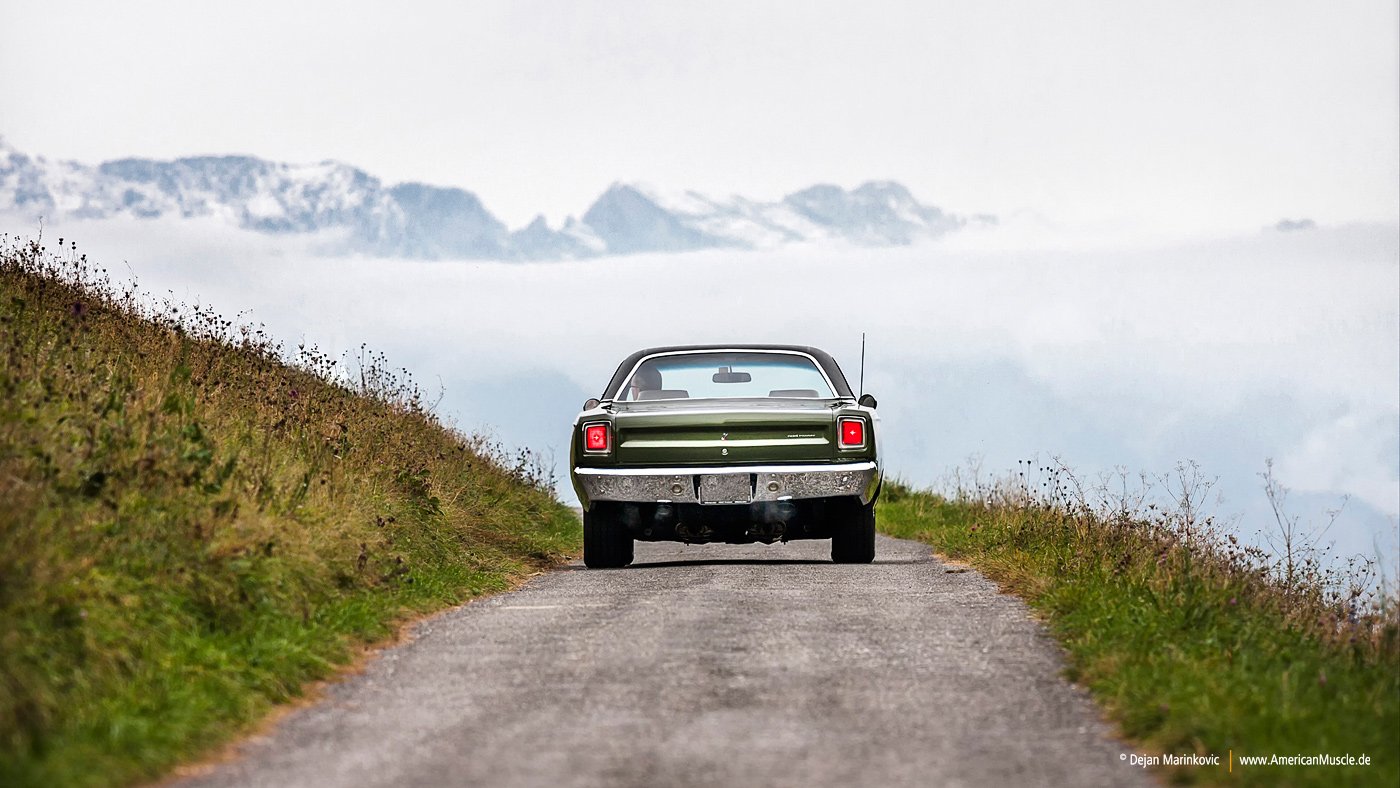 Swiss Alps and a Road Runner