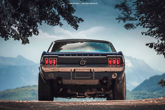 Blue Mustang Coupe III