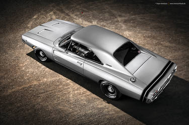 silver 1968 Dodge Charger R/T - Shot 12