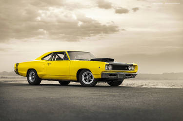 Yellow 1968 Dodge Super Bee